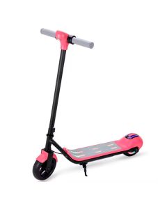 Patinete Elétrico Infantil Portátil Bluetooth Led Kids Rosa Brinovar